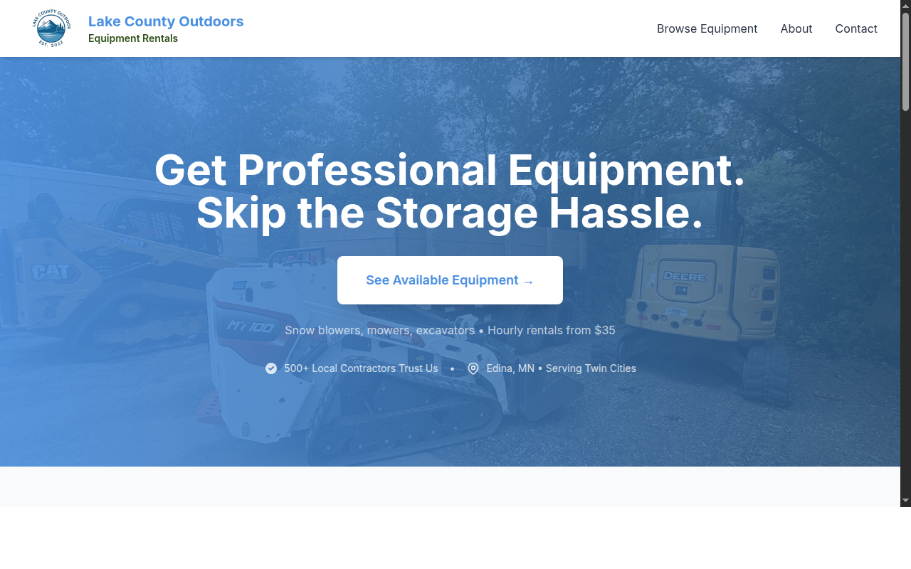 LCO Equipment Rental screenshot