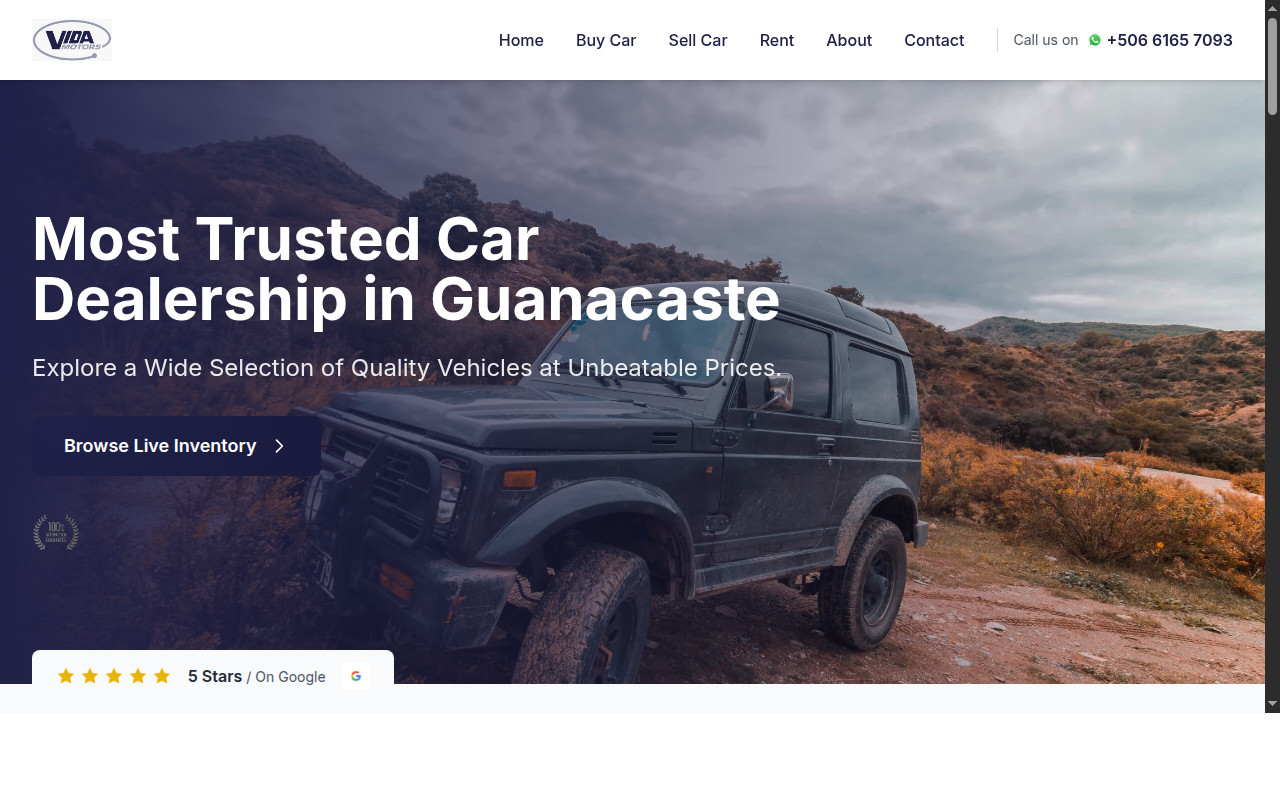 Vida Motors screenshot